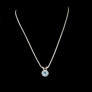 Vtg. Aquamarine Necklace